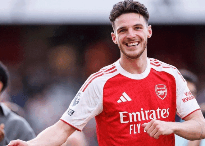 Declan Rice Plays With Heart: A Goal, A Tribute & Arsenal’s Title Drive