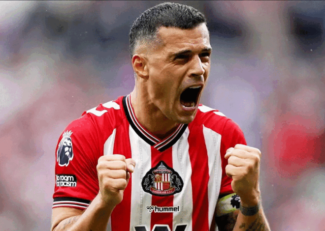 Juventus are Chasing Xhaka but Sunderland Won’t Let Him Go