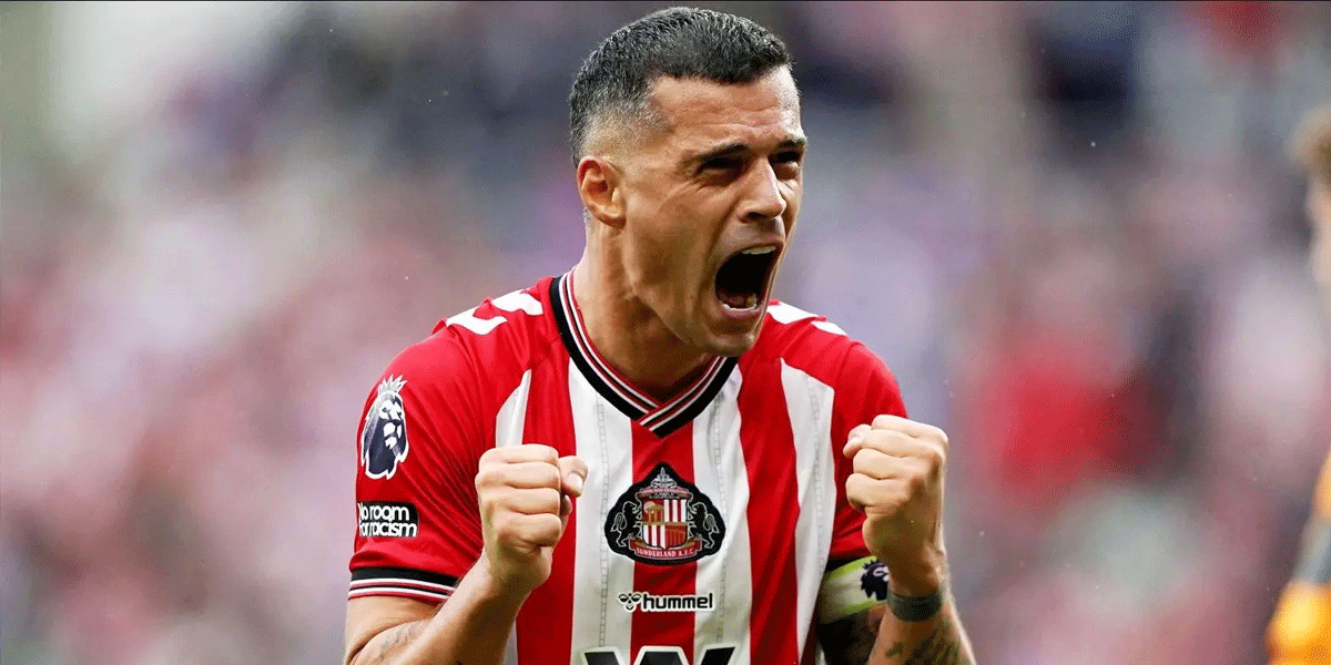 Juventus are Chasing Xhaka but Sunderland Won't Let Him Go