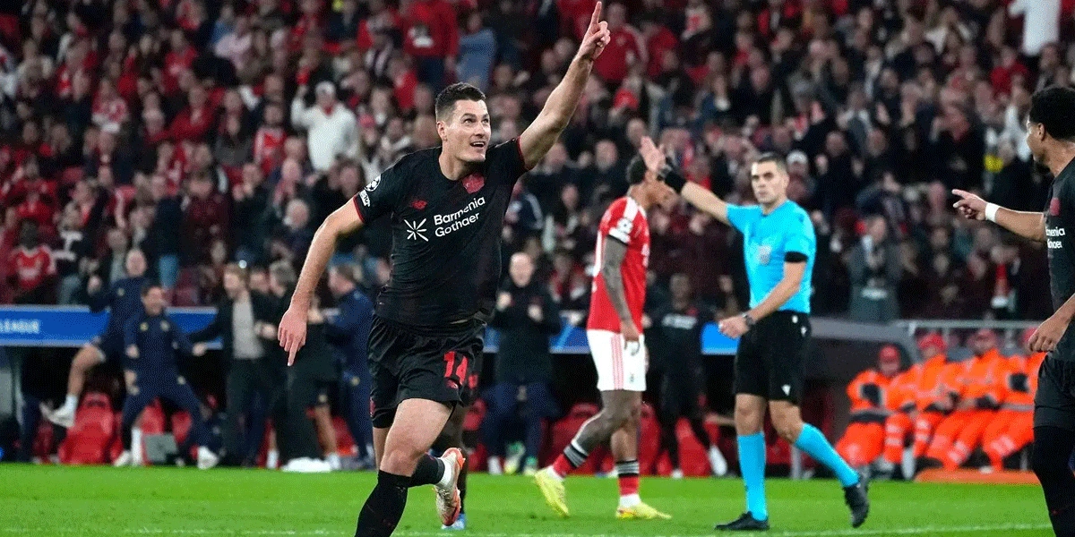 Leverkusen Claim First Champions League Win with Narrow Benfica Victory