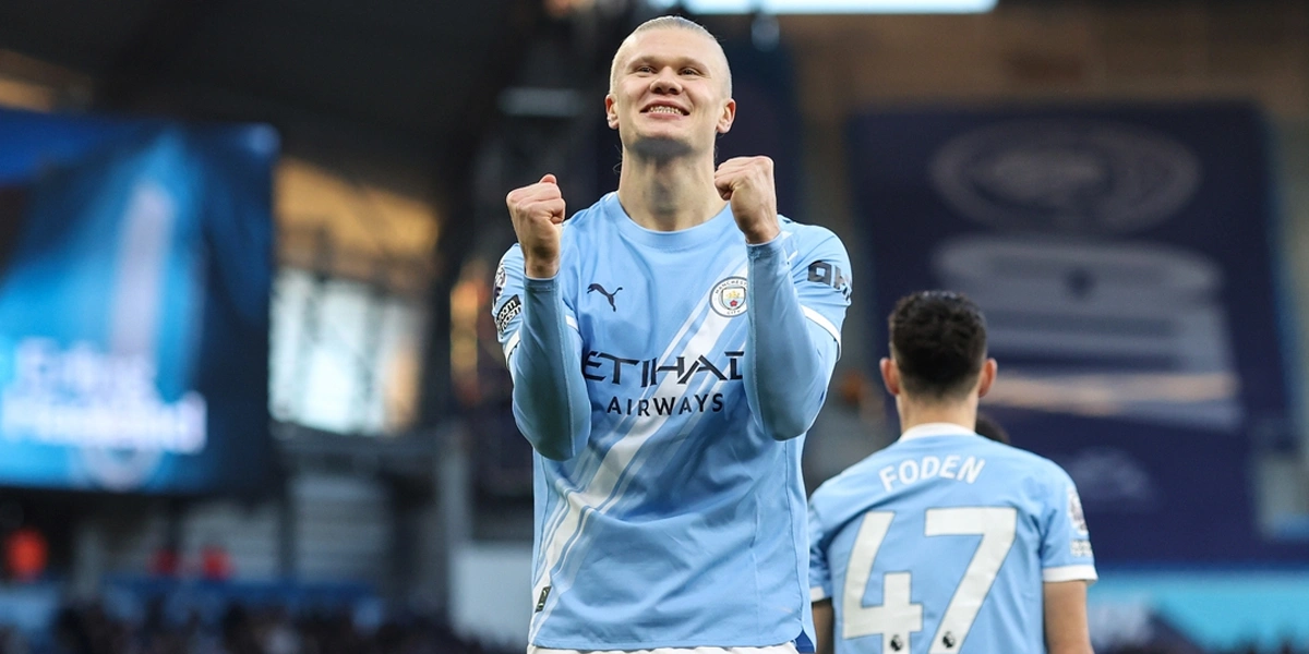 Haaland Nets Twice as Manchester City Cruises Past West Ham United