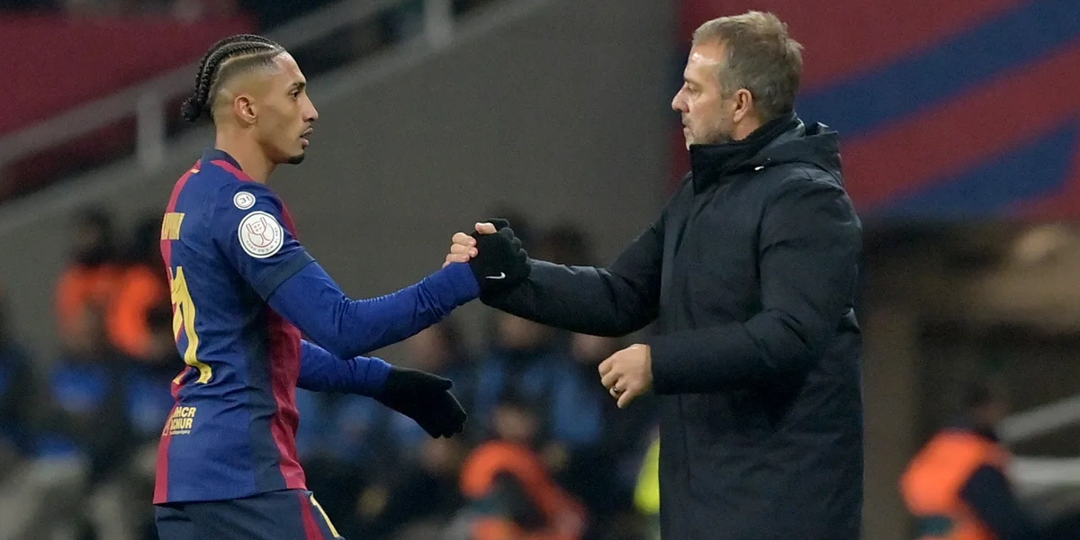 Hansi Flick Criticizes FIFA Best XI Snub for Raphinha: “It’s a Joke”